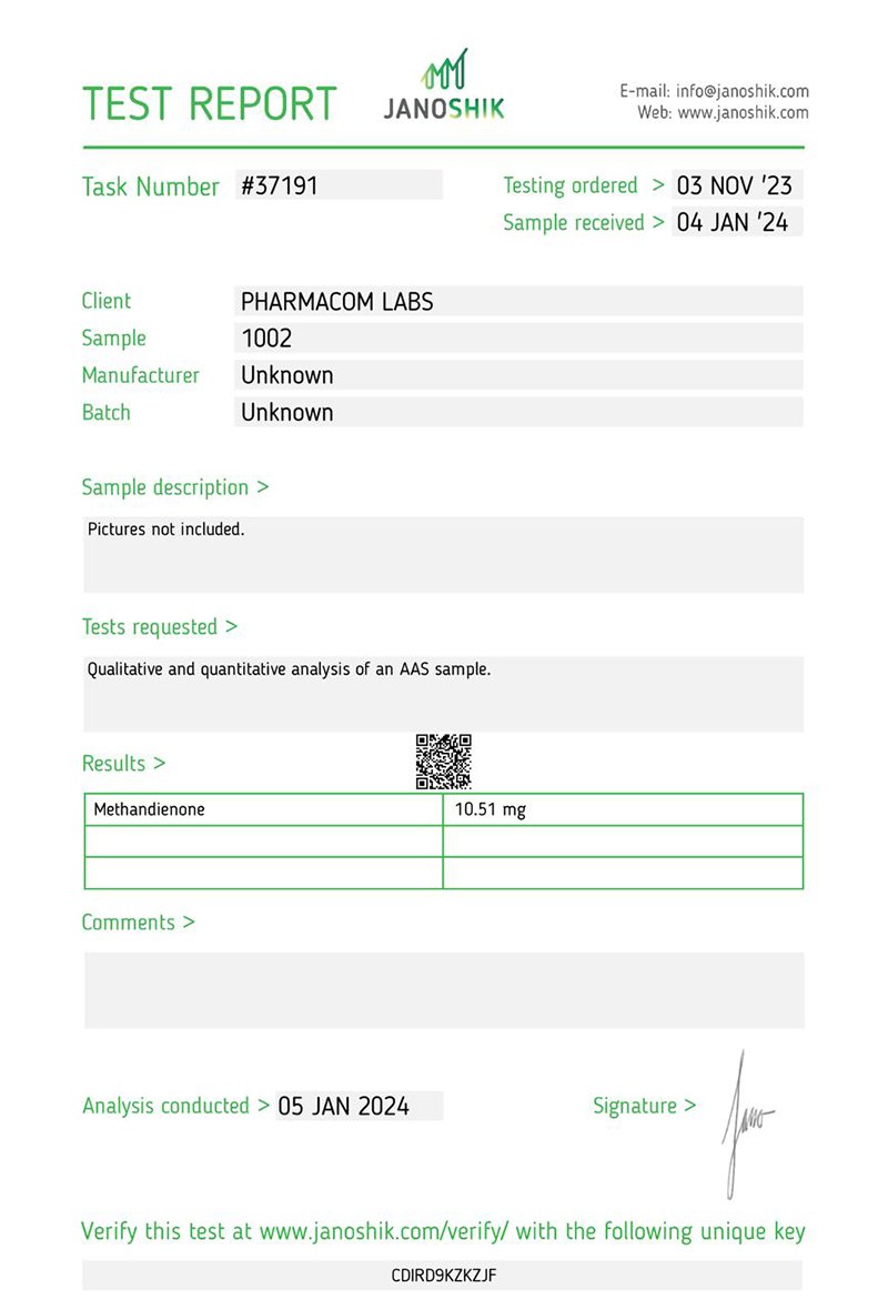 Dianabolos 10 - Jano Test